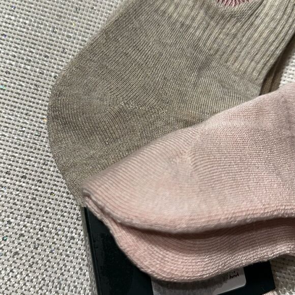 Ted Baker Earth Tones High Quarter Crew Floral Embroidery Stretch Socks 3pk - Picture 15 of 16